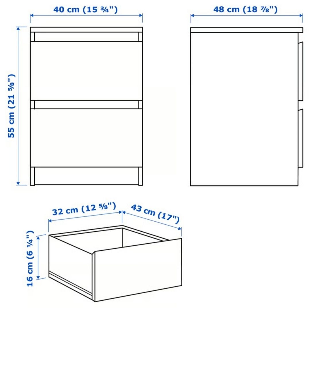 Ikea Nachttische: Malm Nachttisch – Neu und originalverpackt aus Frenkendorf von Eona87 1