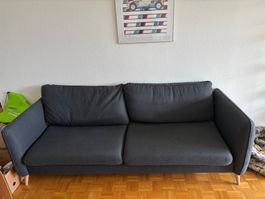3er Sofa dunkelgrau