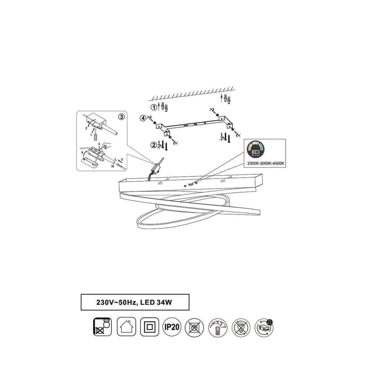 Kronleuchter & Deckenlampen: LED Deckenleuchte, CCT, 64 cm x 49 cm – Neu (gemäss Beschreibung) aus Kreuzlingen von Smart-Light 6