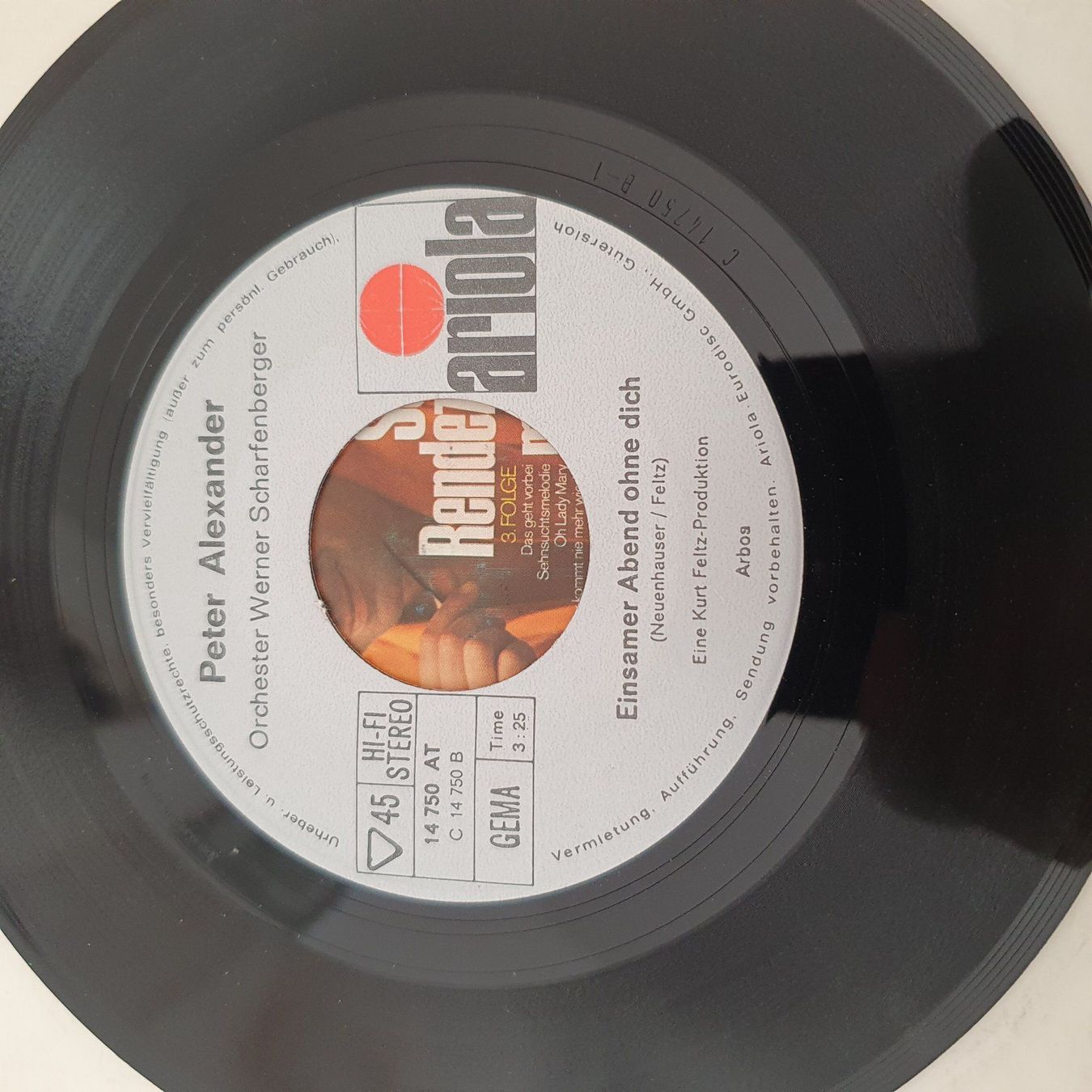 Schallplatten: Peter Alexander Single – Gebraucht aus Chur von BettinaOlczyk 3