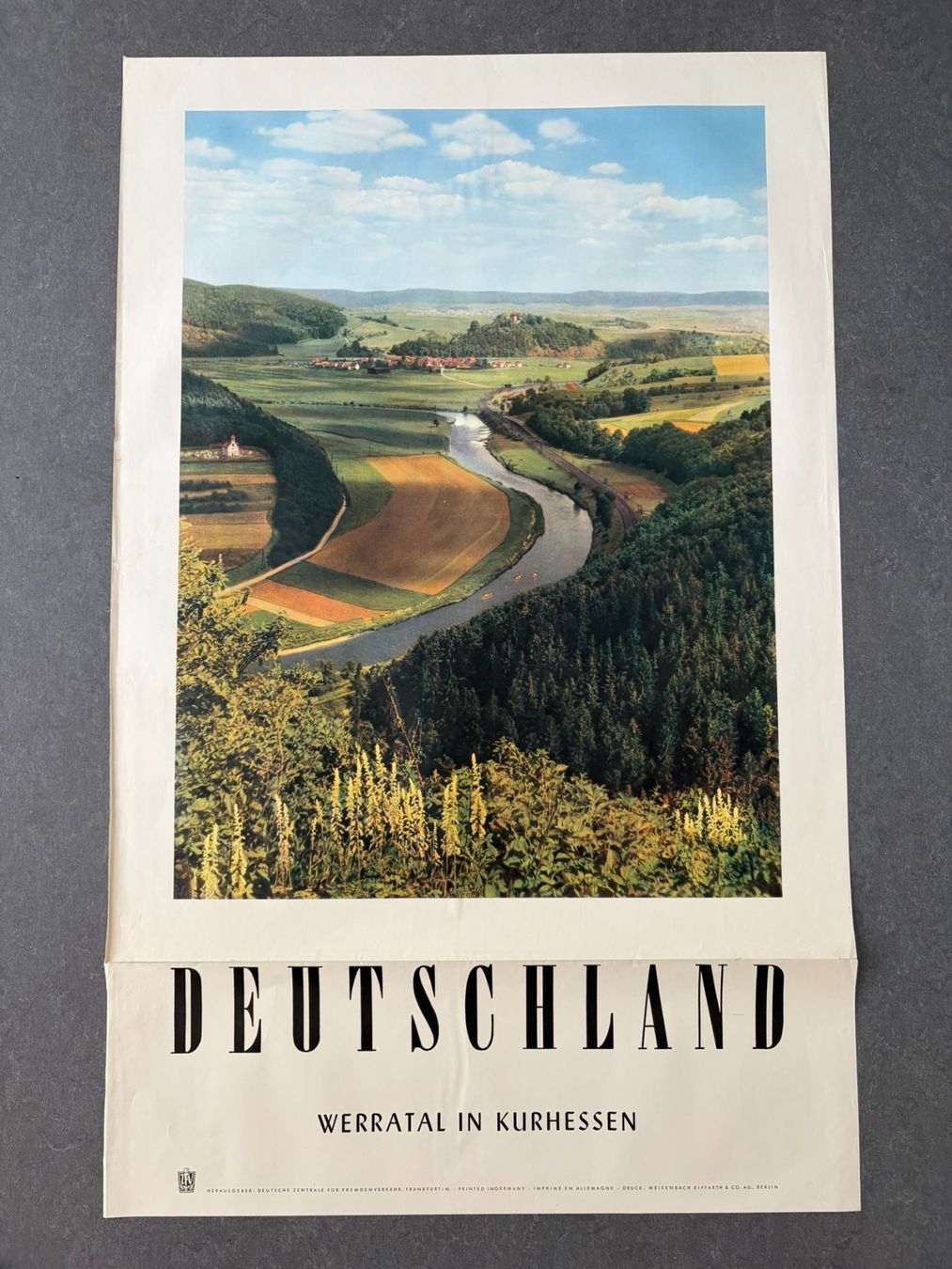 Poster & Bilder: Original Vintage Poster - Werratal in Kurhessen – Gebraucht aus Zürich von jesulin05