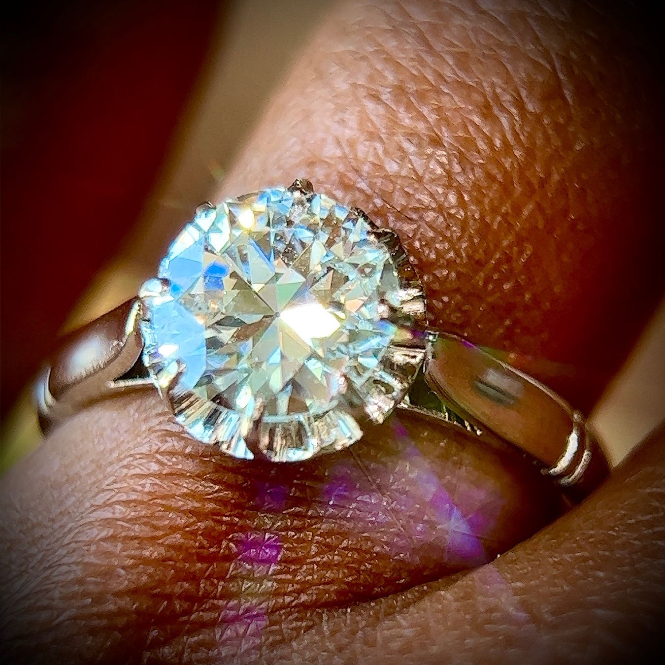 Anelli: Antik Art Deco 1.55ct. G/Si3  Diamant Ring – Usato da Embrach venduto da estzeh1 6