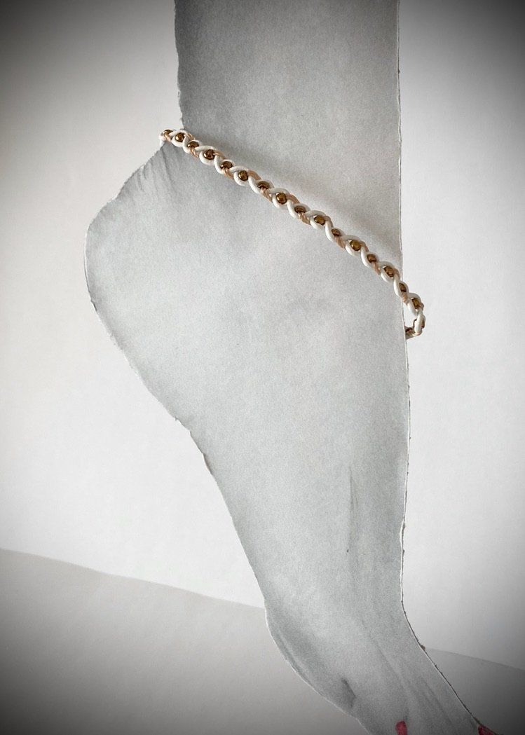 Bracciali & Braccialetti: Fusskette (Handmade) F_5098 – Nuovo (secondo la descrizione) da Fehraltorf venduto da luc_bv9r