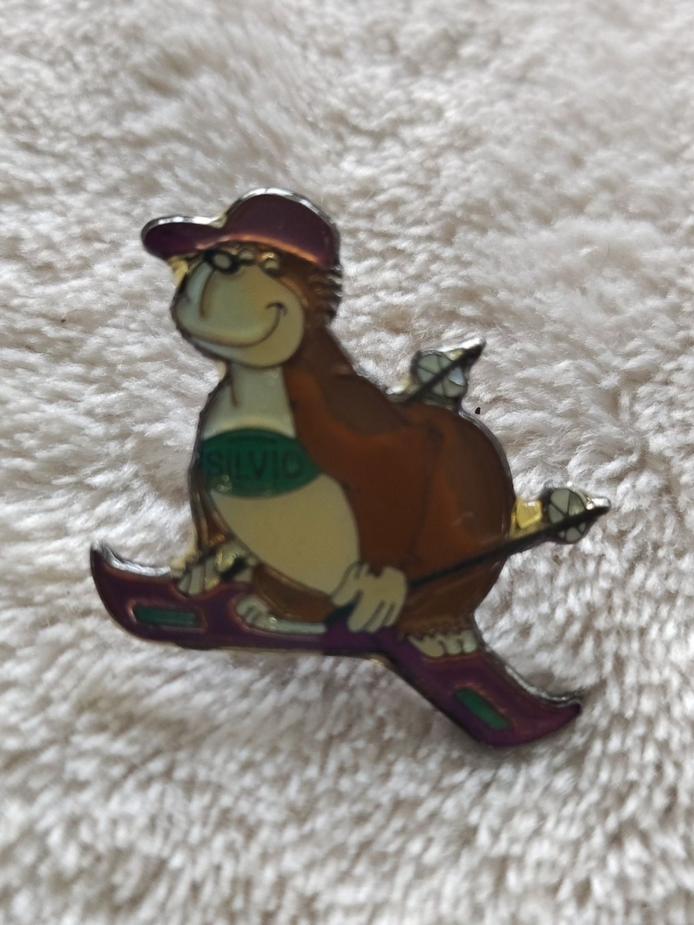 Placchette & Badge: Pin's phoque Silvio à ski – Usato da Plagne venduto da gigi204