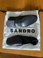 Mocassins Sandro cuir noir – homme, taille 42