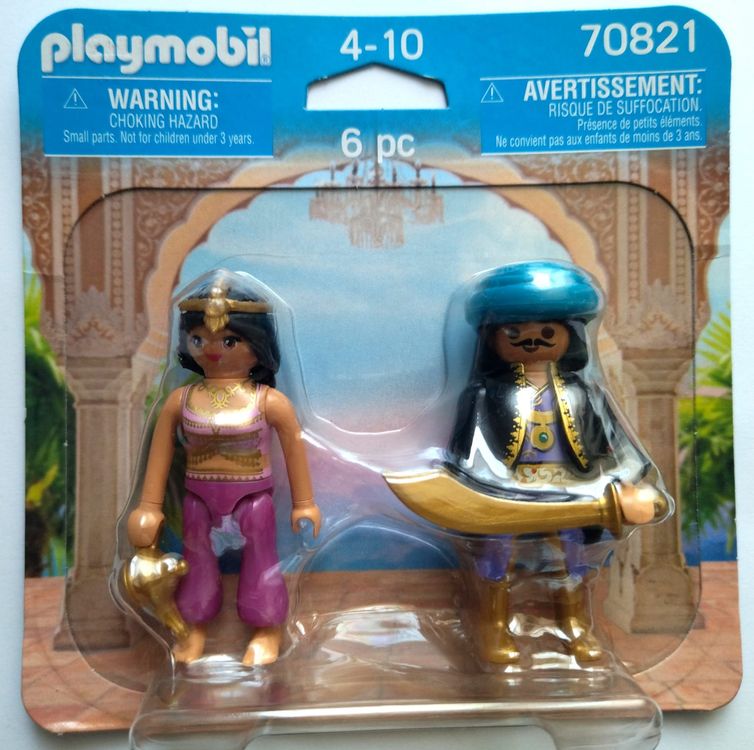 Playmobil 70821 – Duo Couple Oriental, Thème Royaume Pirate, Neuf Sous Blister