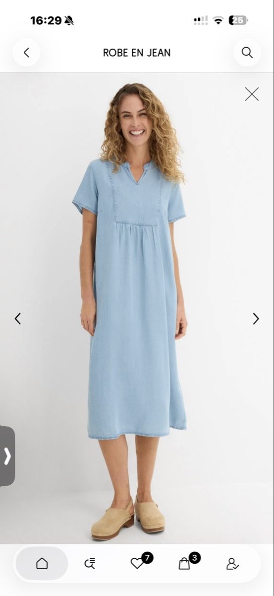 Vestiti: Robe en jeans Bonprix taille 42 – Nuovo (secondo la descrizione) da Savagnier venduto da Pivovar2 1