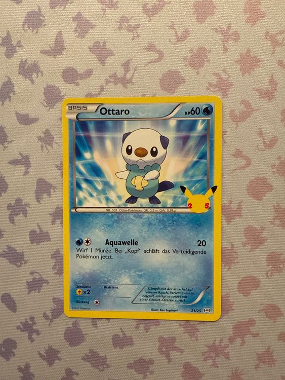 Ottaro 21/25- Pokemon MCD 2021 - 25 Jubiläum (Neu (gemäss Beschreibung ...
