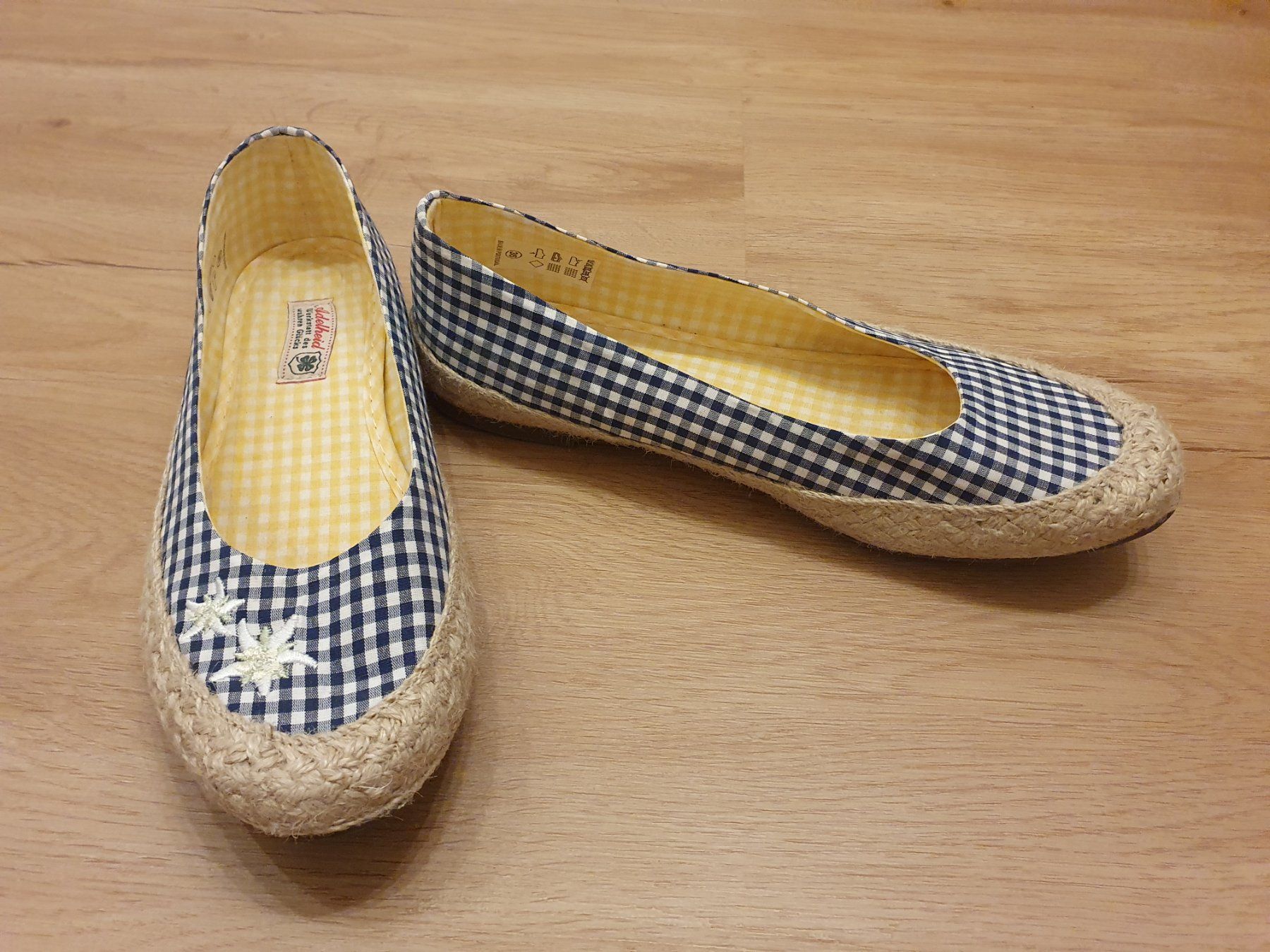 Damenschuhe: Adelheid Ballerinas Stoff Gr. 36 – Neu (gemäss Beschreibung) aus Heinrichswil von sabi2809