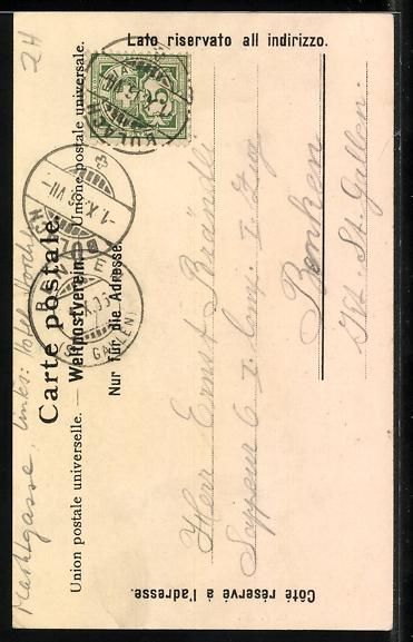 Cartoline postali: Bülach, Ortspartie mit Blick zur Kirche – Usato da Berlin venduto da bartko-reher 1