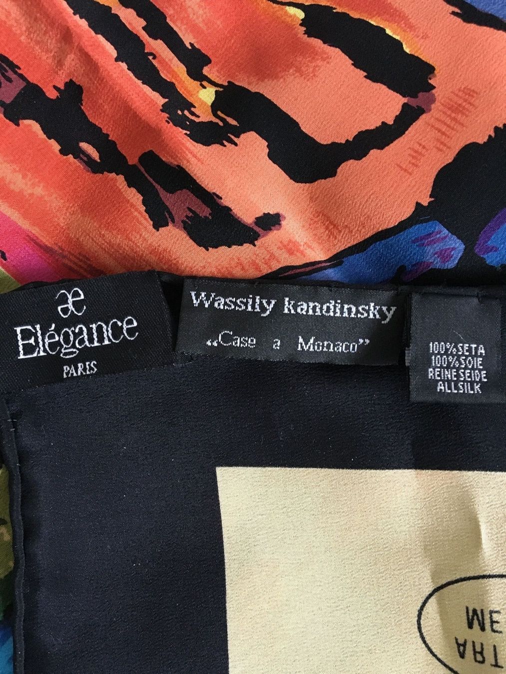 Foulard & Sciarpe: Seidenfoulard Vasily Kandinsky – Nuovo (secondo la descrizione) da Siebnen venduto da Starlauf 2