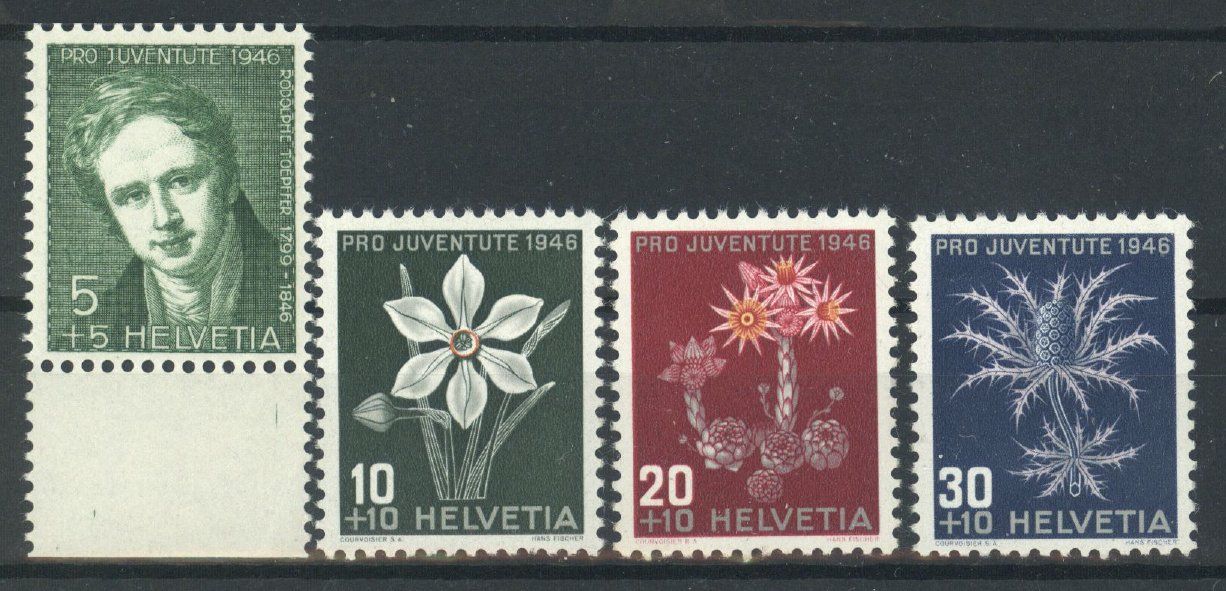 Tutti i francobolli: 1946, Pro Juventute ** – Usato da Willisau venduto da Vollstempel