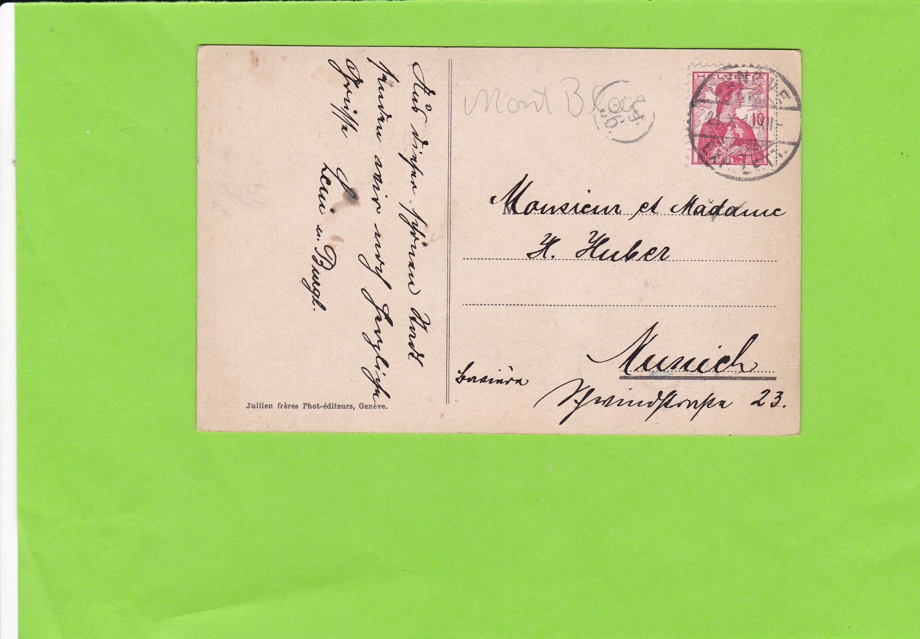 Cartoline postali: Genève – Usato da St. Peterzell venduto da neckertal 1
