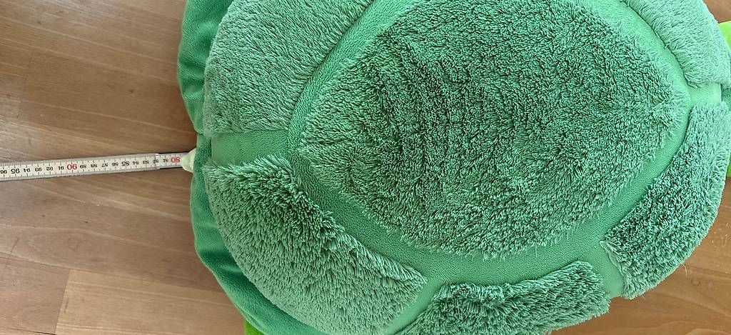 Giocattoli: Riesen Plüsch Schildkröte 80 cm – Usato da Netstal venduto da gapow 3