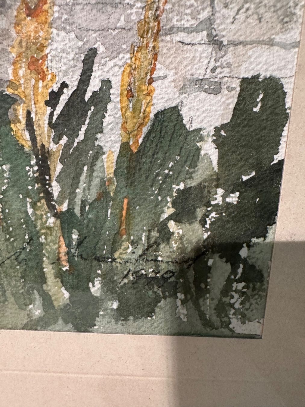 Dipinti: Belle aquarelle signée – Usato da Lausanne venduto da artnouveau04 2