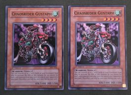 Yu-Gi-Oh! 1.Edition 2x IOC-018 Chaosrider Gustaph EX+/NM