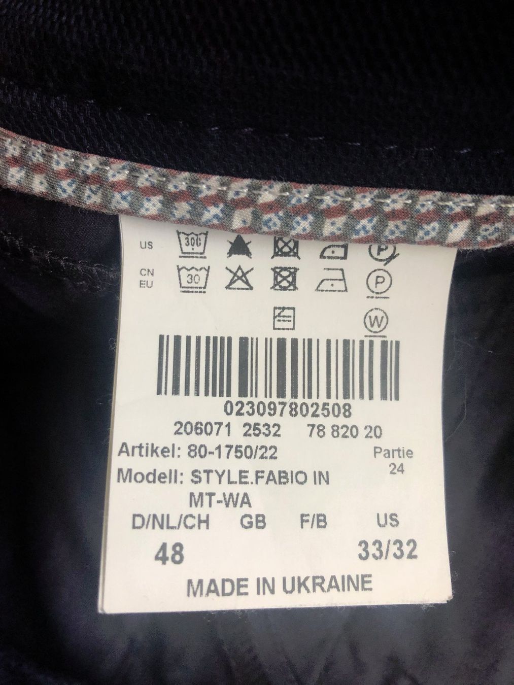 Brax Jeans: Brax Hose Dunkelblau Gr. 48 – Usato da Zürich venduto da galble 5