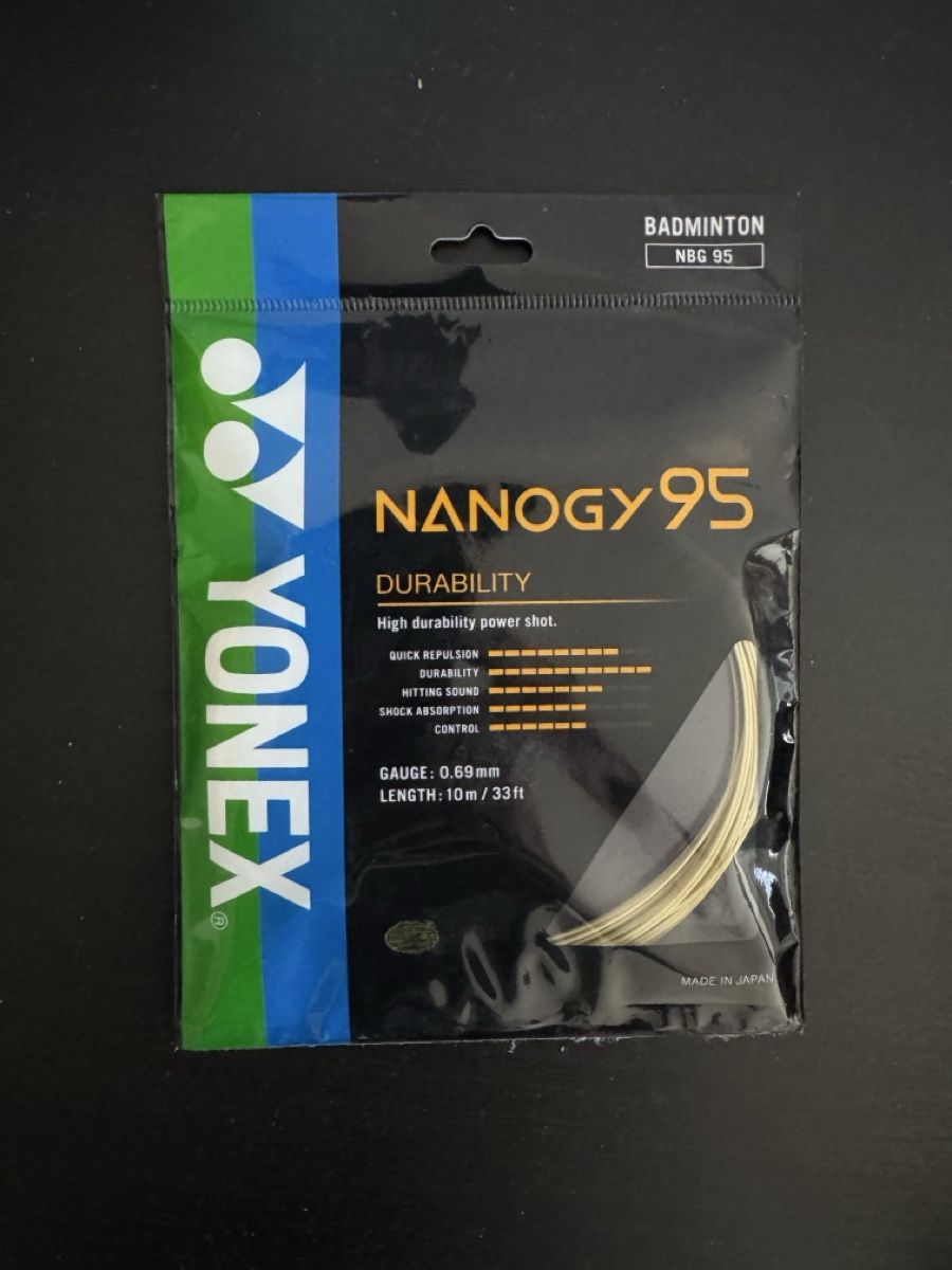 Yonex Racchette: Yonex Nanogy 95 Badminton String – Nuovo e nell'imballaggio originale da Neuchâtel venduto da yan_lq56
