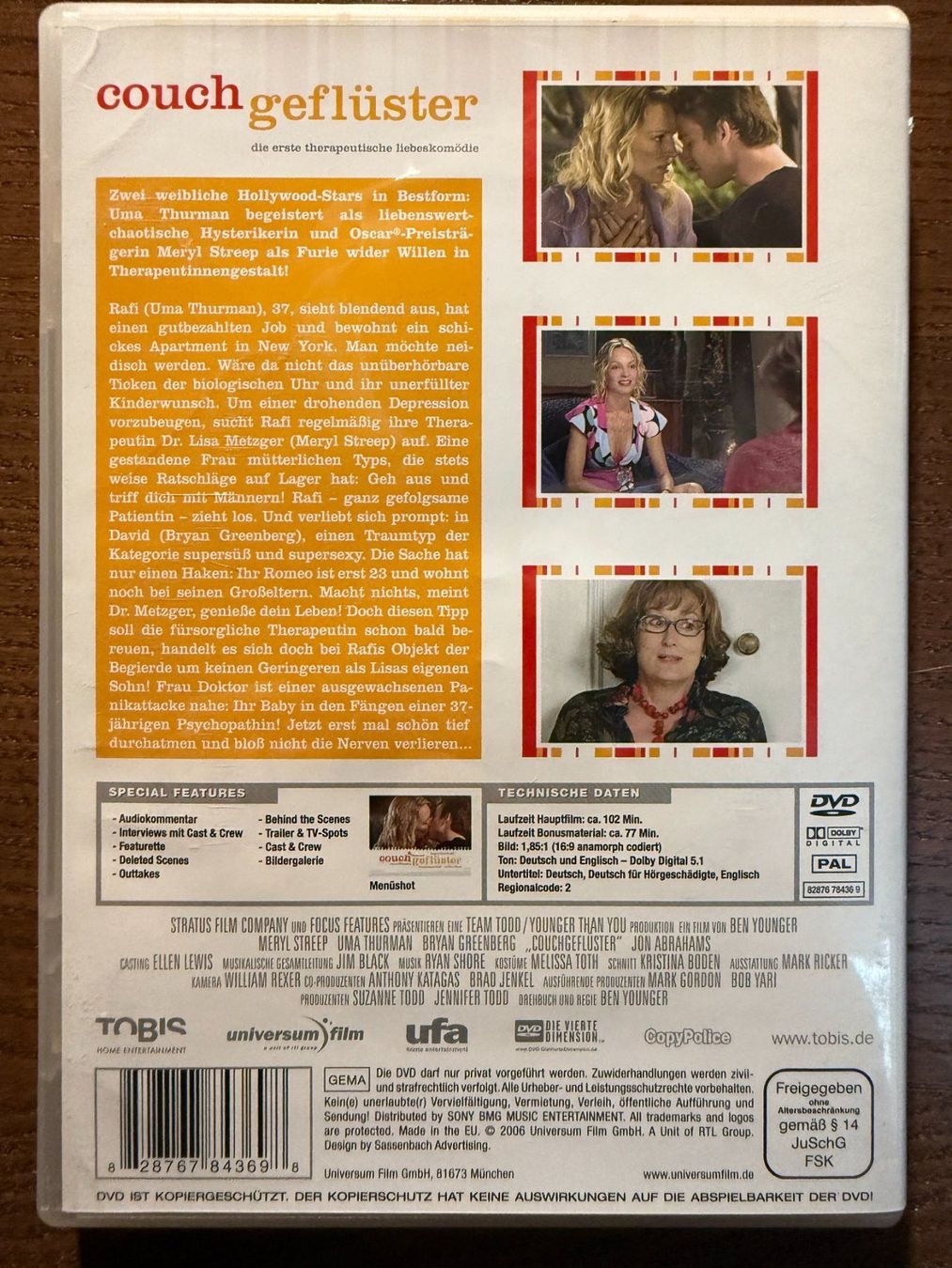 Tutti i DVDs: Couchgeflüster – Usato da Zürich venduto da FilmFreunde 1