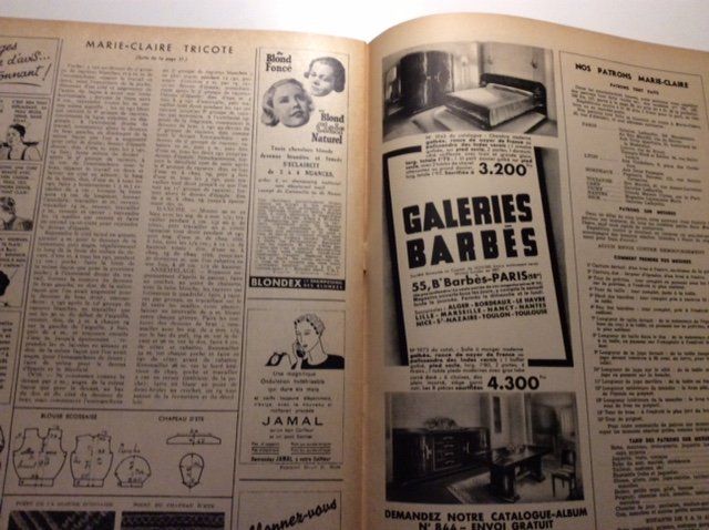 Riviste & Magazine: Marie-Claire Magazine - 1937 – Usato da Genève venduto da edelweiss1900 3