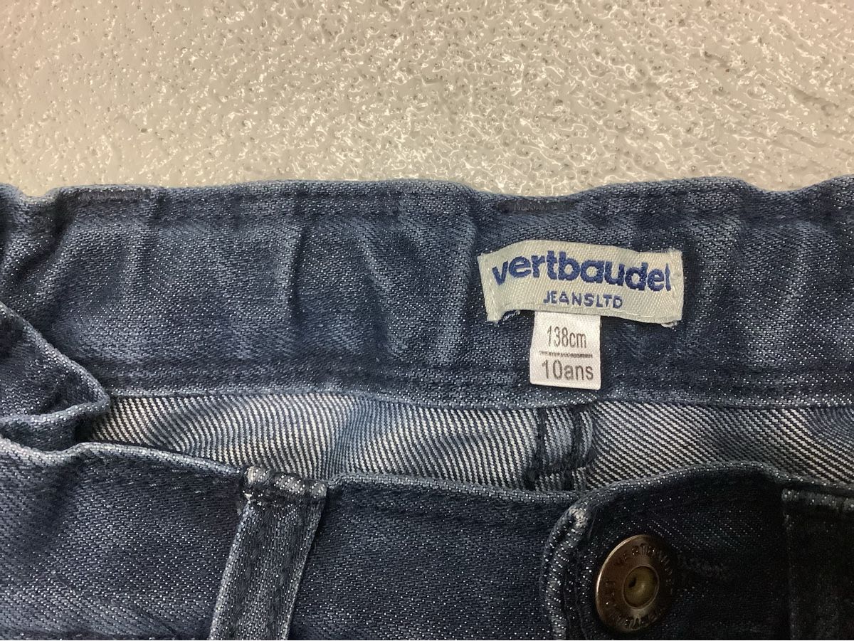 Pantaloni: Vertbaudet Jeans Jungen Gr. 138, dunkelblau – Usato da Waltenschwil venduto da MeKo8 1