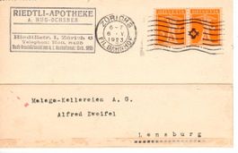 PK, Riedtli Apotheke Zürich 1923