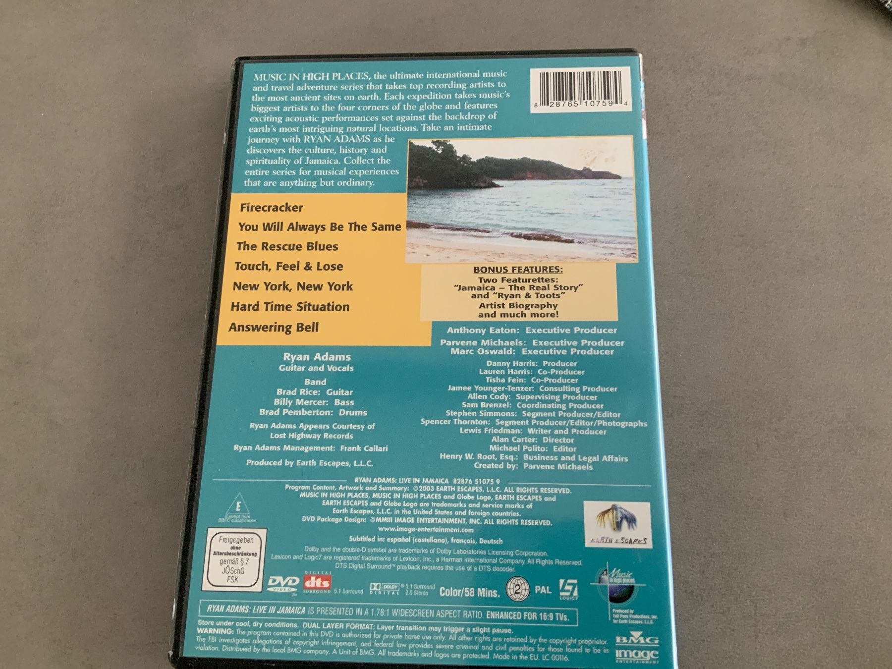 Alle DVDs: Ryan Adams, Live in Jamaica, DVD – Gebraucht aus Uster von Macita56 1