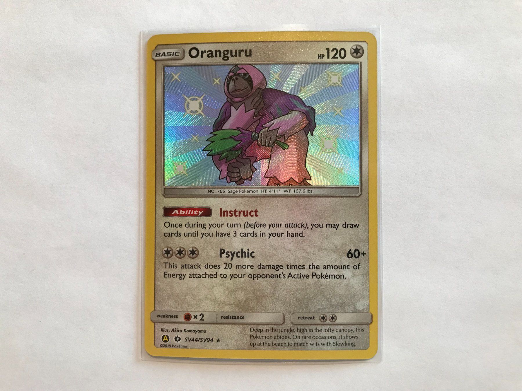 Pokémon Carte collezionabili: Oranguru Shiny EN – Usato da Hagendorn venduto da Pokecollectorch