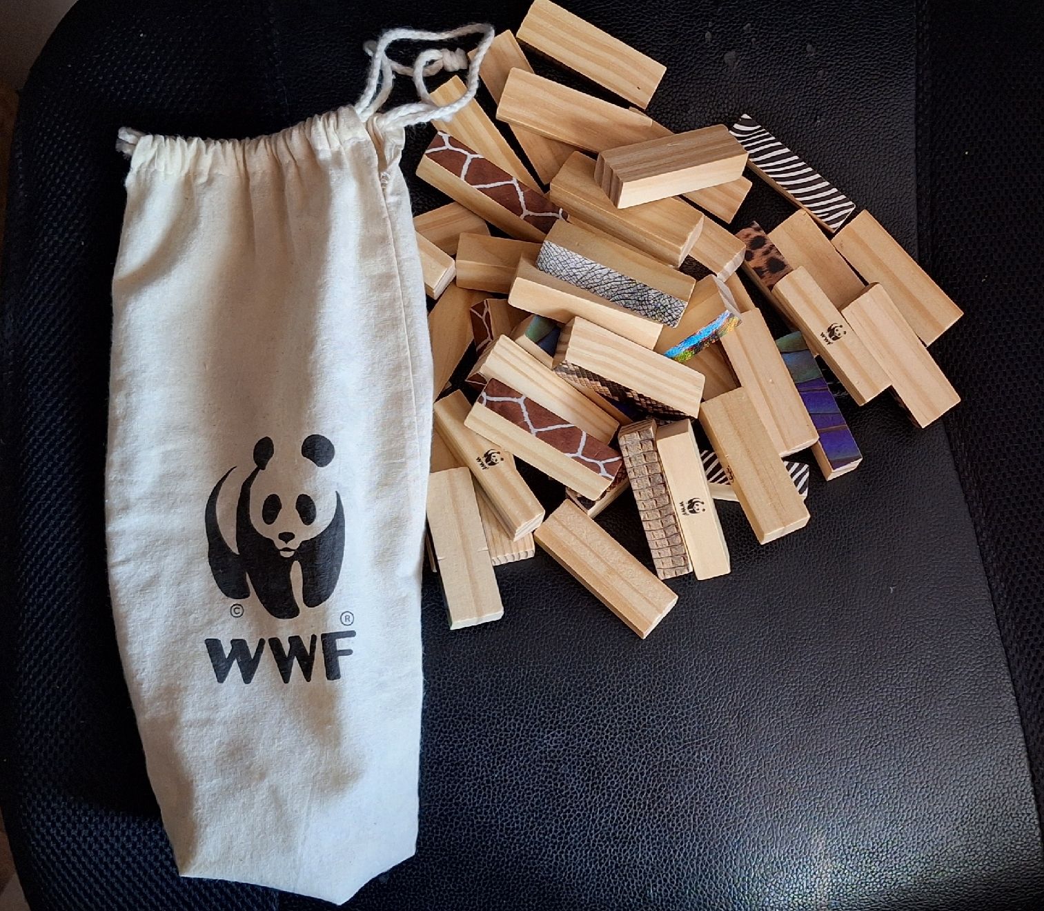 Spiele: WWF Jenga mit Tiermuster - das tierische Geschicklichkeitssp – Gebraucht aus Morschach von son_8fqy 1