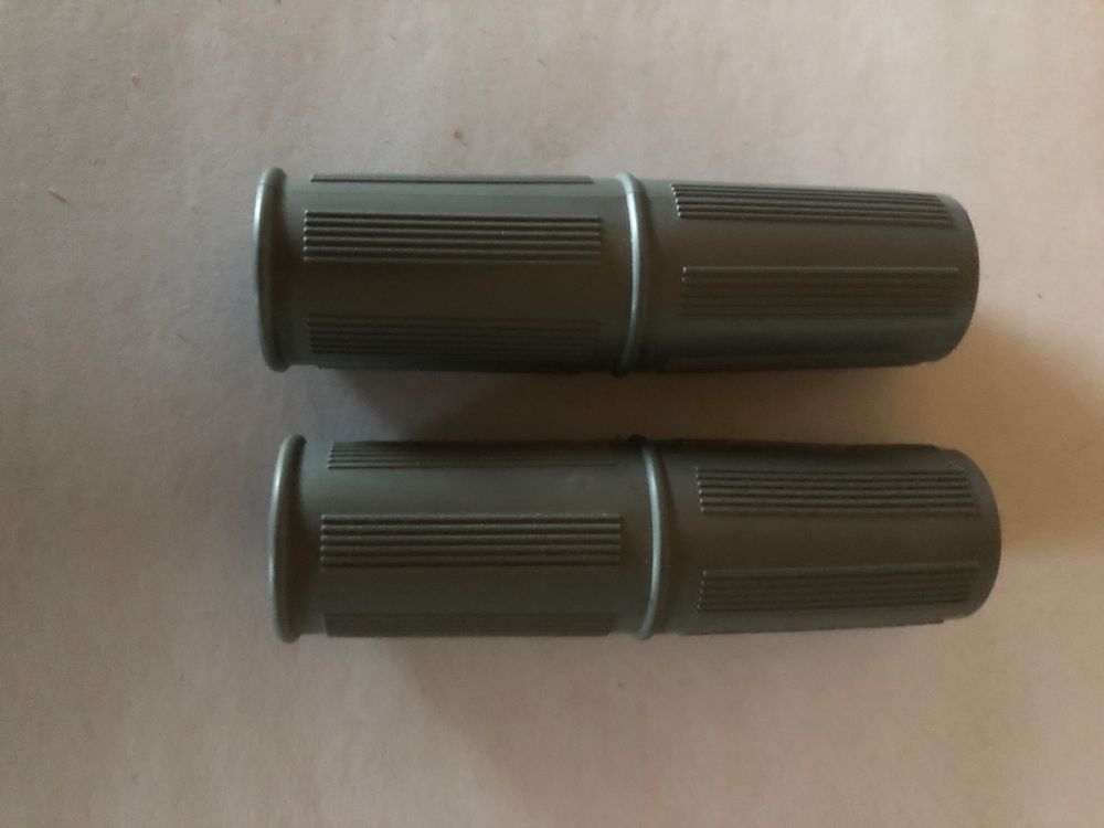 VELO – Impugnature Per Manubrio Bici Per Bambini, Con Estremità Di Sicurezza, 105 Mm, Nero