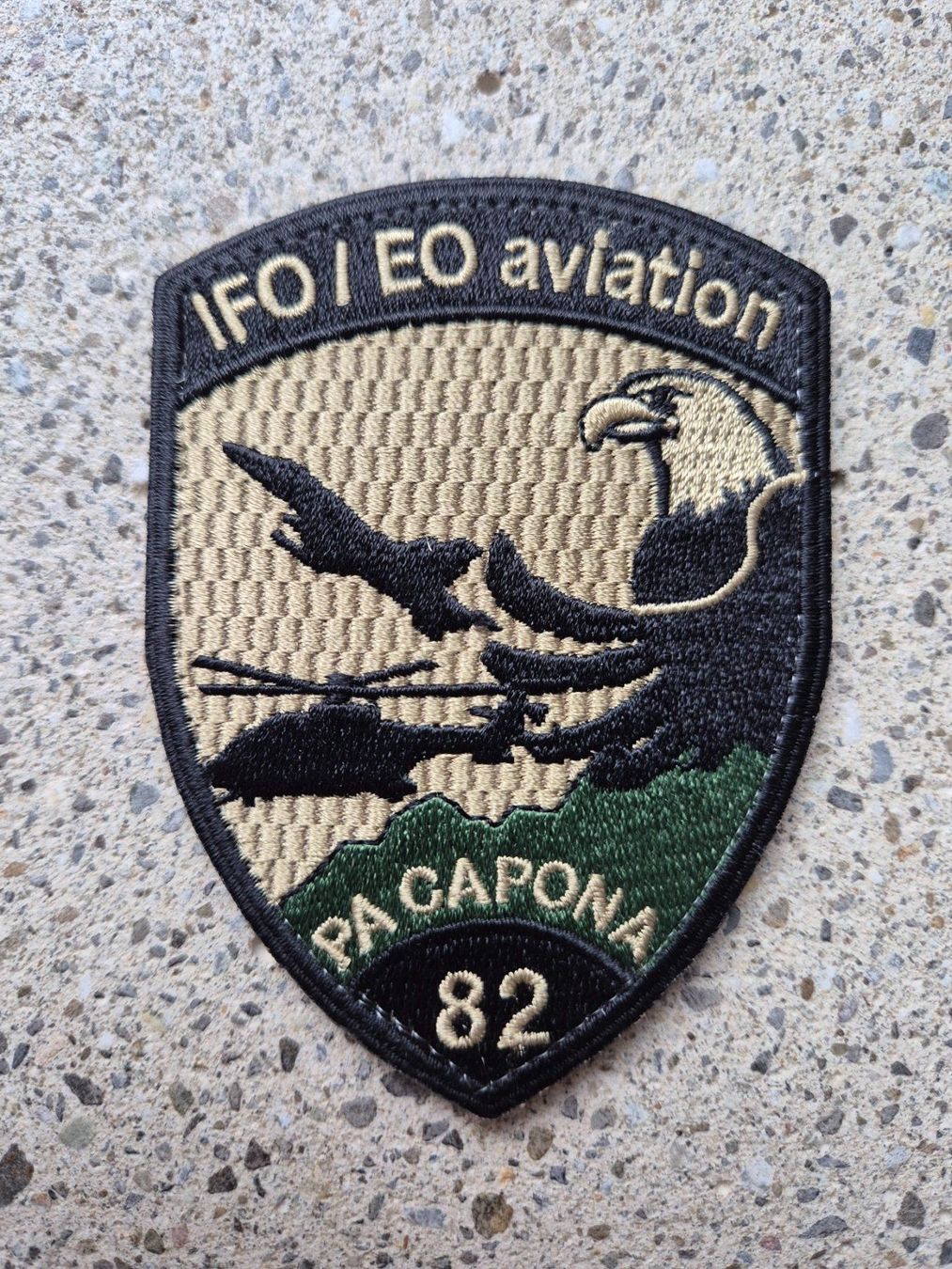 Schweizer Armee Placchette & Badge: *** Badge Pa Capona mit klett *** – Nuovo e nell'imballaggio originale da Riedholz venduto da fr_sIruP