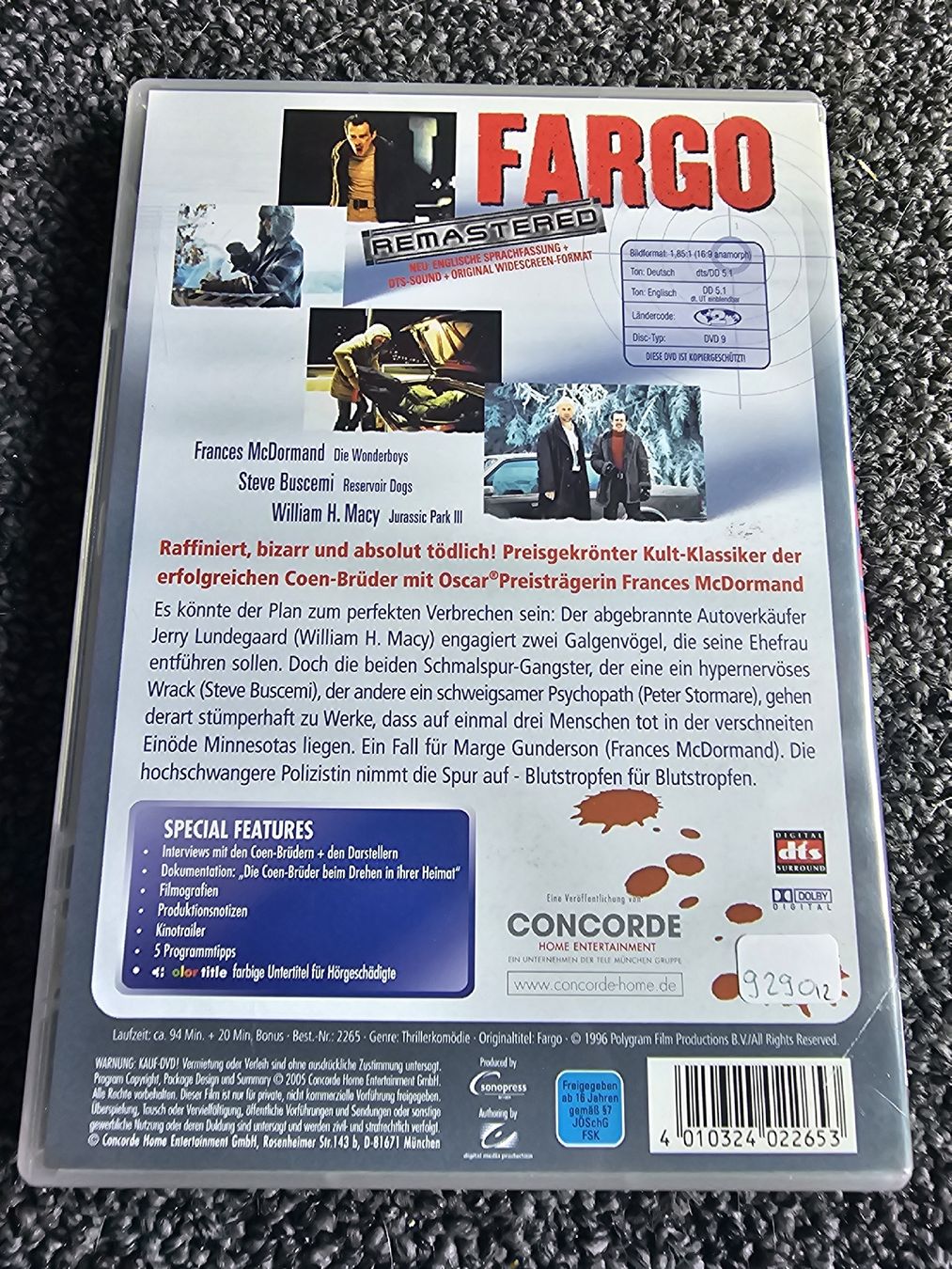 Tutti i DVDs: Fargo(22207) – Usato da Ruswil venduto da jan_bxl5 1