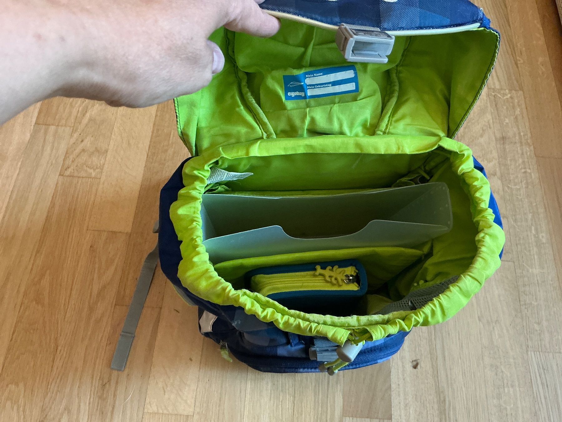 Ergobag Borse & Zaini: Ergobag Schulrucksack blau – Usato da Bern venduto da nachtkerze05 4