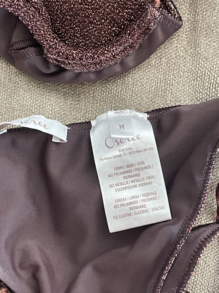 Costumi da bagno & Bikini: Oseree Bikini M braun glitzer – Usato da Ottenbach venduto da Suni_82 1
