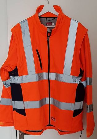 Warnschutz-Softschell Jacke Orange