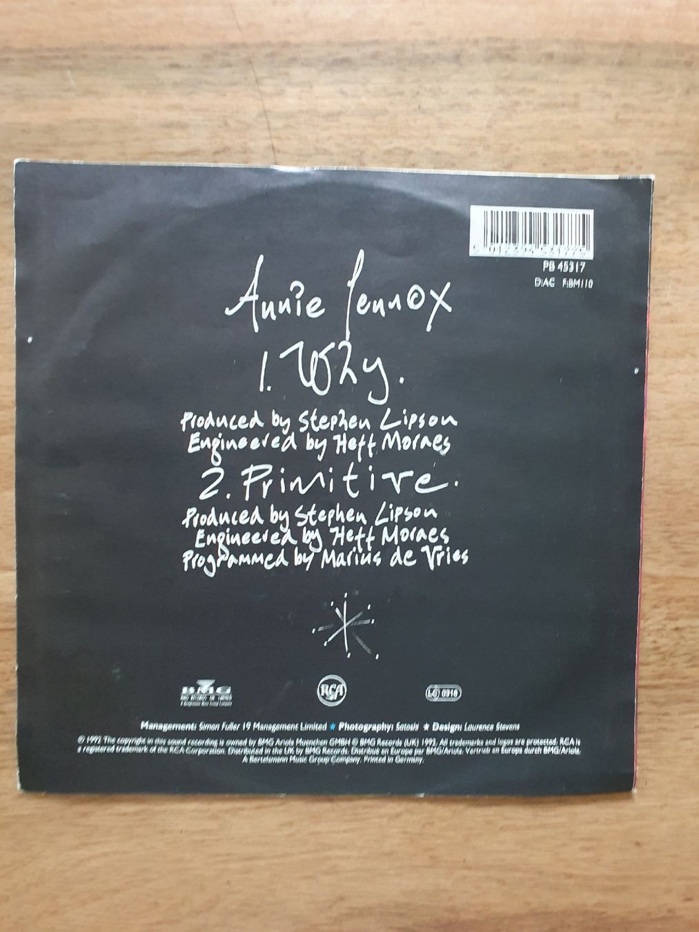 Dischi in vinile: Annie Lennox WHY / Primitive 7" Vinyl Single – Usato da Sirnach venduto da dimitri1963 1