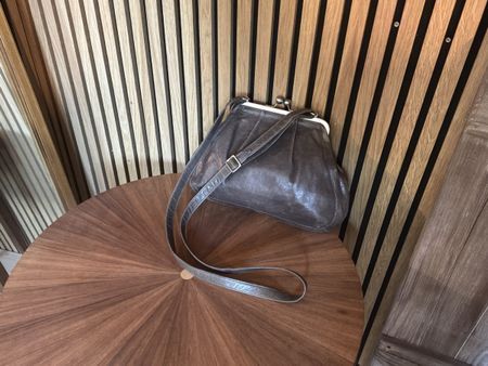 Damen Handtasche Leder taupe, Volker Lang