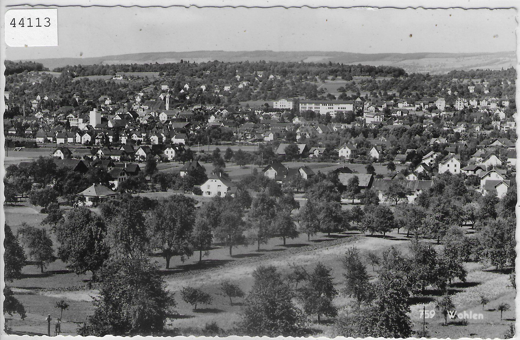Cartoline postali: Wohlen AG - Generalansicht – Usato da Ettingen venduto da Kartenplanet