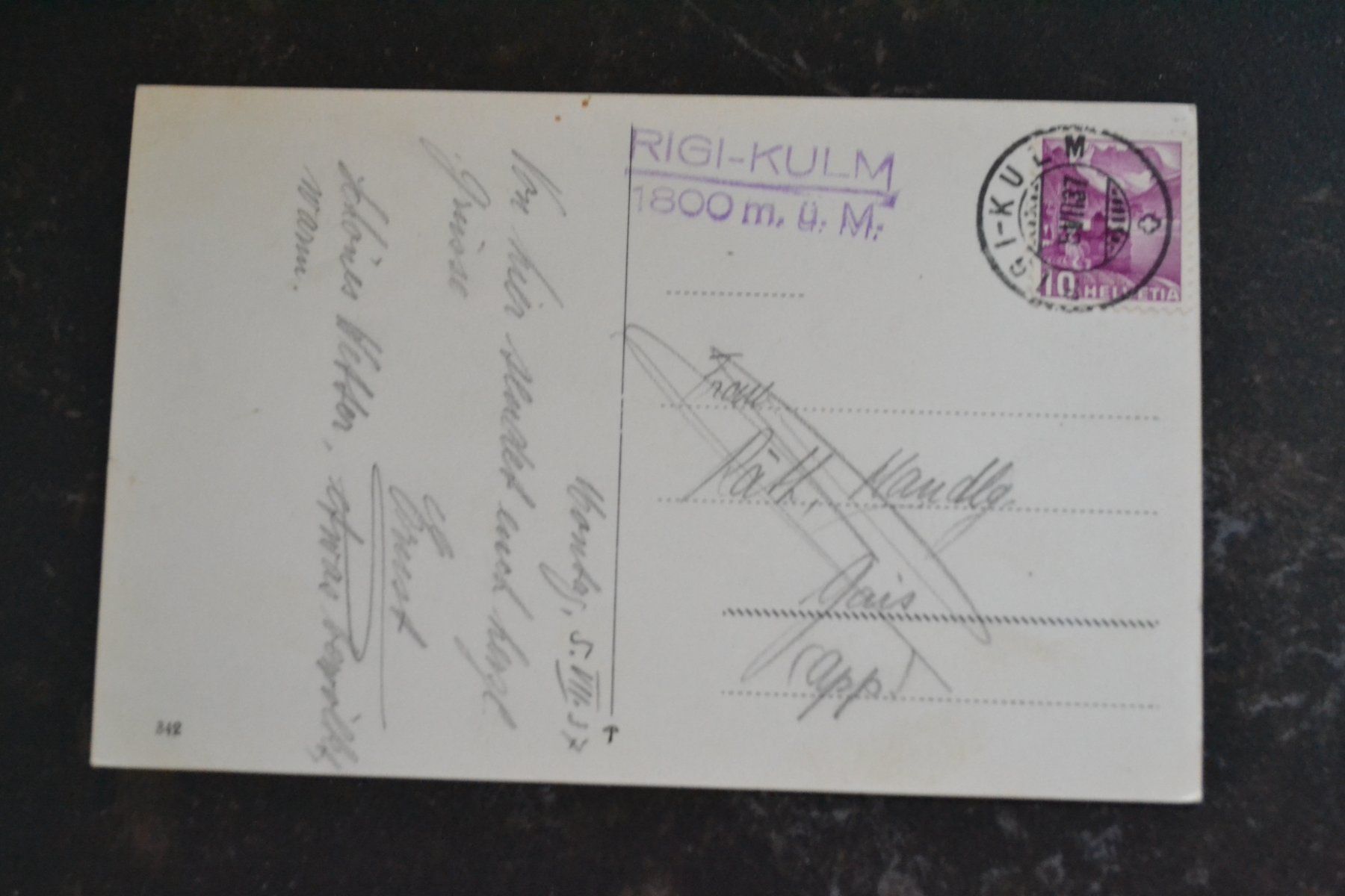 Cartoline postali: AK Rigi-Kulm SZ – Usato da Beinwil am See venduto da kajak55 1