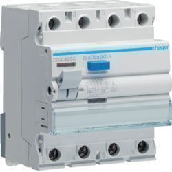 Hager Interruttori: Hager FI Fehlerstrom Schutzschalter CDA425C 25A - 53142201 – Nuovo e nell'imballaggio originale da Villmergen venduto da Elektro-Mueller