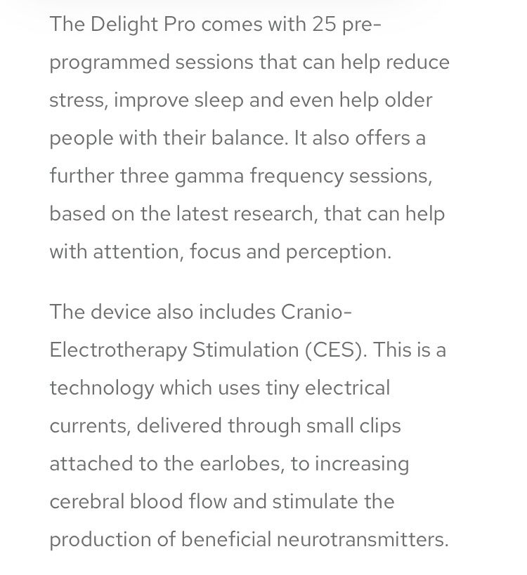 Attrezzature mediche: David Delight Pro Gamma Edition (Mindalive) Neurostimulation – Nuovo (secondo la descrizione) da Küsnacht ZH venduto da Aporetico 7