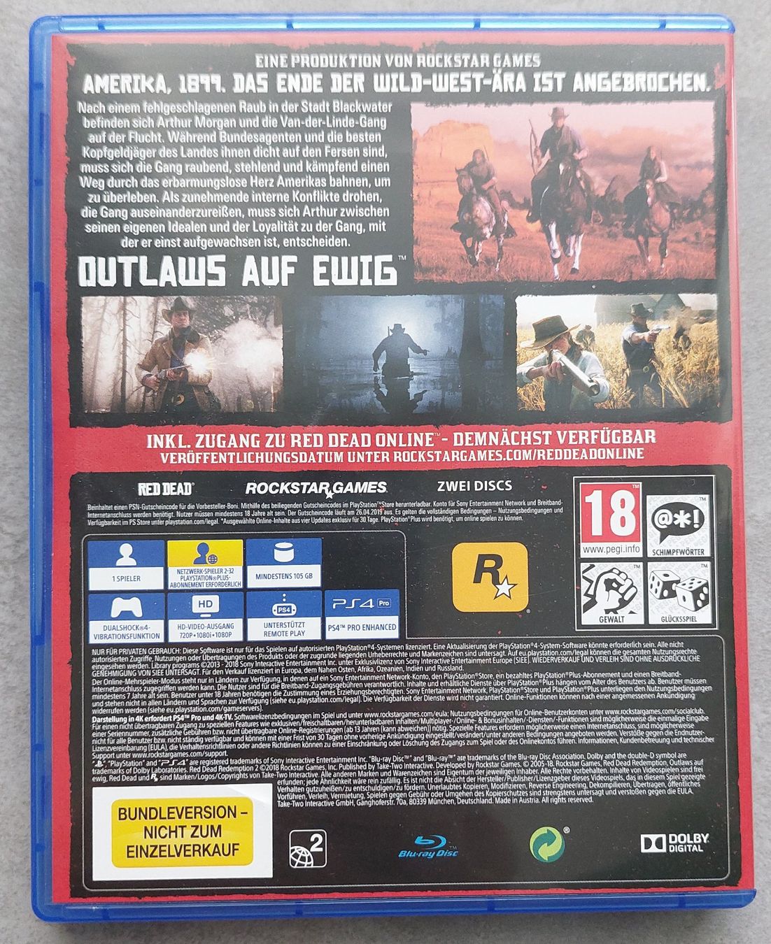 Jeux: Red Dead Redemption 2 - PS4 – D'occasion à Waldkirch par Cswys 1