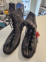 Schnürstiefeletten schwarz Grösse 37 ungetragen