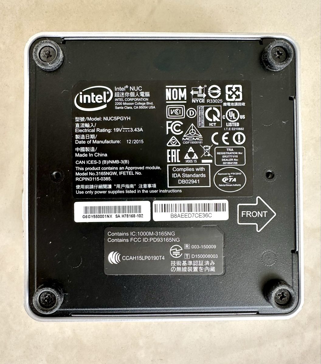 Intel PCs: Intel NUC NUC5PGYH Mini PC mit Windows 10 – Neuf (Voir description) à Emmenbrücke par Appophis 6