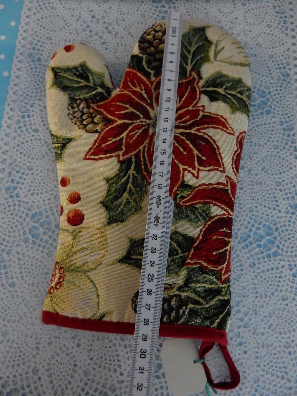 Guanti & manicotti: Ofenhandschuh mit Weihnachtsstern Backen Ofen – Nuovo (secondo la descrizione) da Jona venduto da simongarden 4