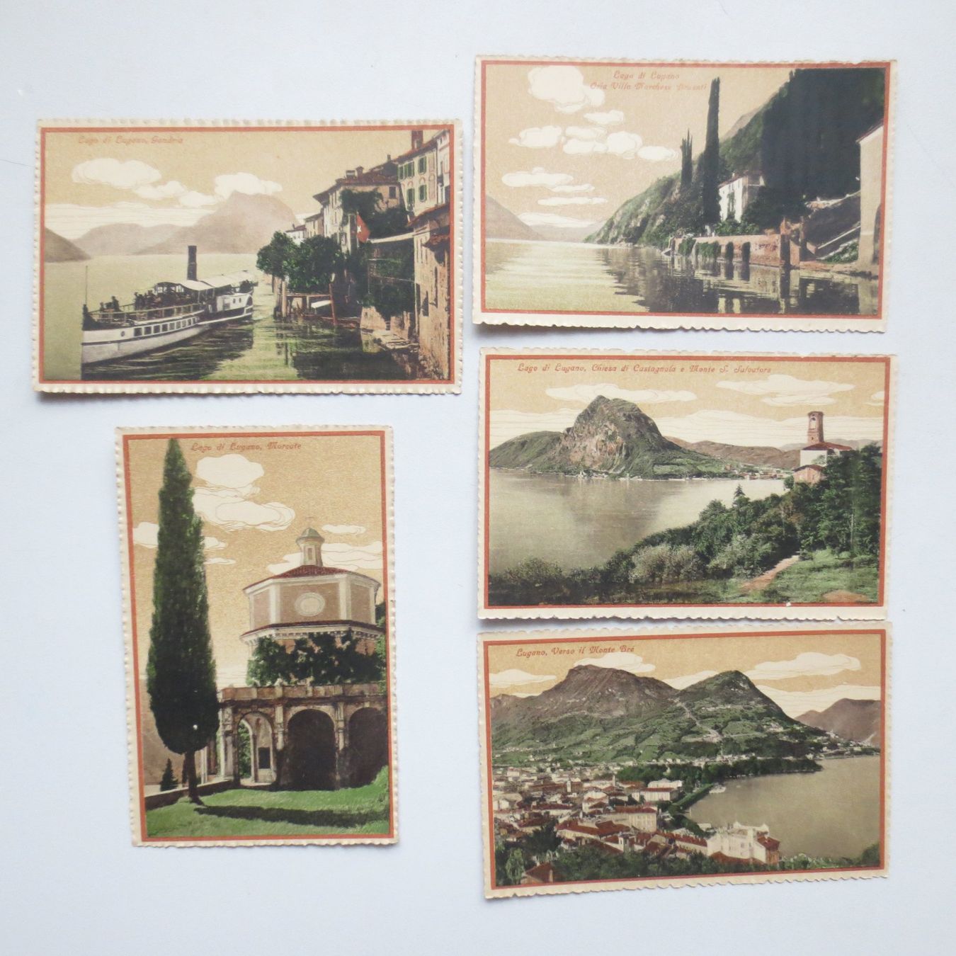 Cartoline postali: Ansichtskarten Tessin 5 Stk. ungelaufen – Usato da Utzenstorf venduto da 3427 6