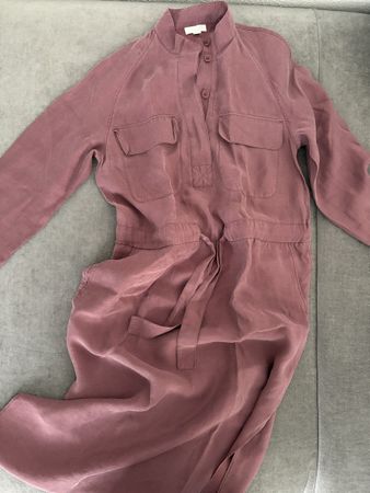 COS Hemdblusenkleid Rosé Grösse 34 in used look