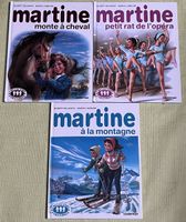 Lot de 3 livres "Martine" : monte à cheval, petit rat, monta