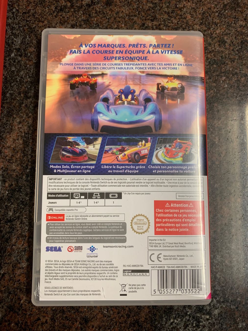 Jeux: Team Sonic Racing – D'occasion à Münchenbuchsee par dani1113 1