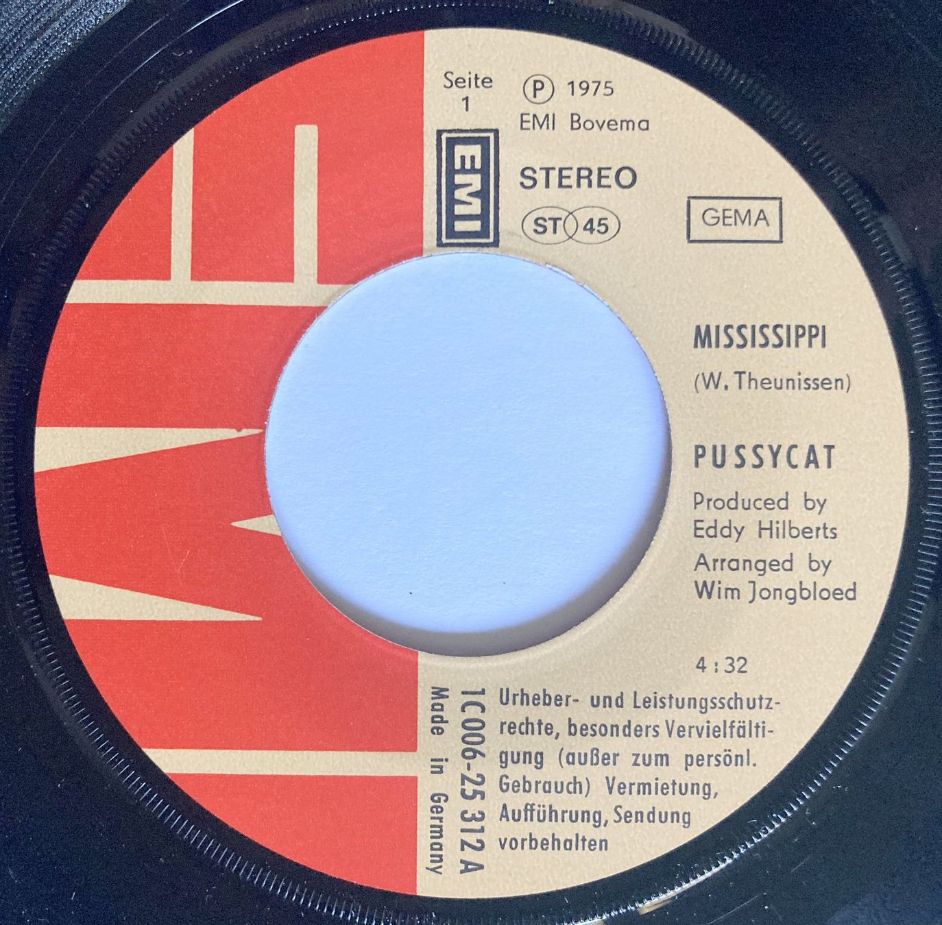 Schallplatten: PUSSYCAT - MISSISSIPPI – Gebraucht aus Bottens von hotter-than-hell 2